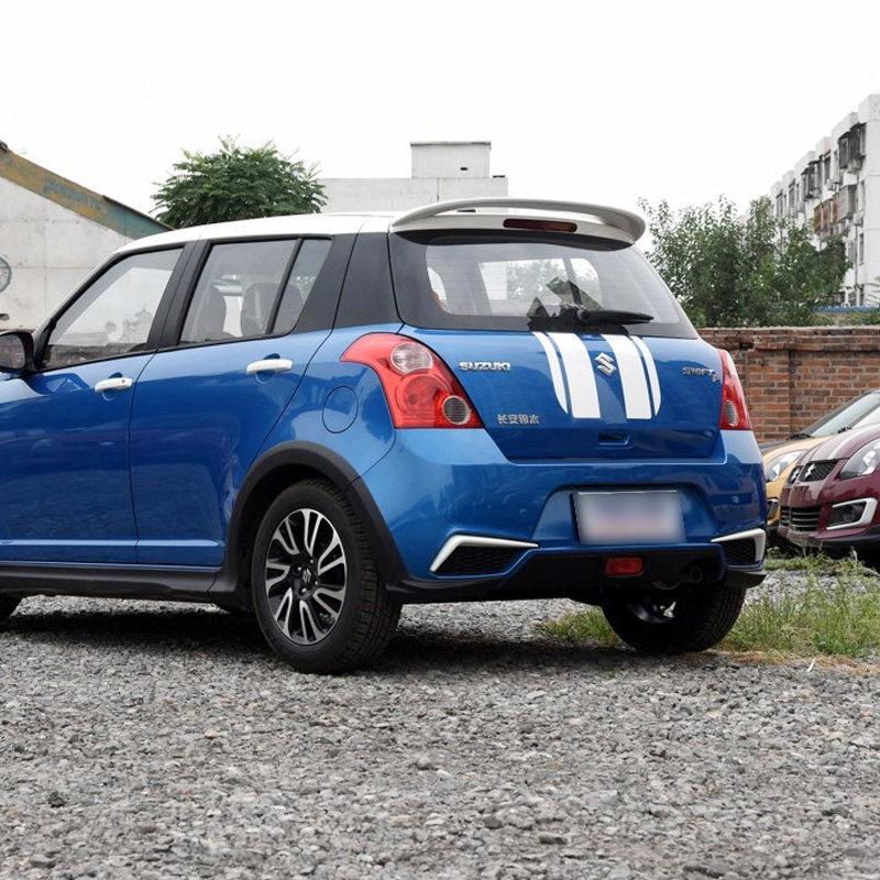 Suzuki Swift 06-16 Heckspoiler: ABS, Kein Bohren, Aerodynamisches Design, Lackiert.