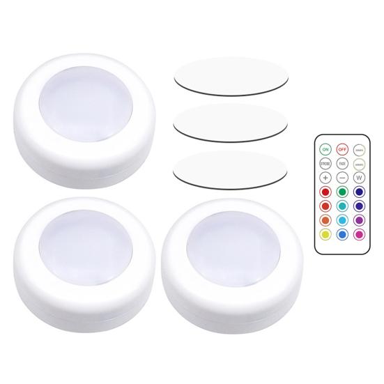 LED Cabinet Lamp RGB Color Dimmable Kitchen Counter Remote Control