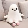 Interactive Little Ghost Plush Doll Fluffy Holloween Ghost Pillow  Birthday Parties