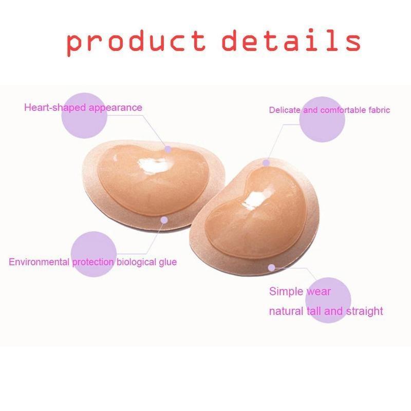 Women's Silicone Stick-On Chicken Fillets – Adhesive Freebra Push-Up Enhancers