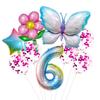 Butterfly Digital Balloon Set - Birthday Party Foil Decorations