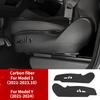 Seat Side Kick Pad for Tesla Model 3 Y Highland Juniper 2025 Seat Both Sides Anti Kick Pads Leather Protective Pad Accessories