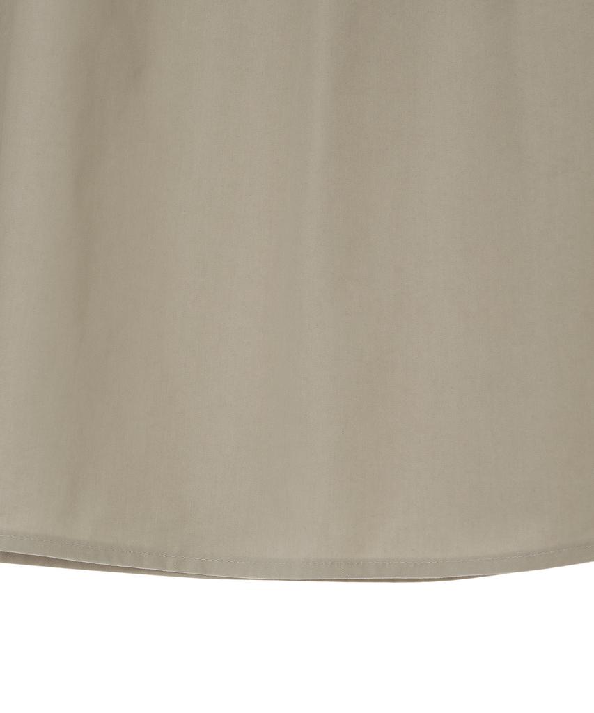 Lee Cotton Pleated Long Skirt Beige