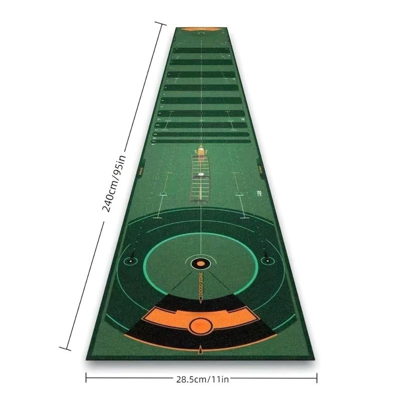 Golf Putting Mat Golf Training Pad For Swing Detection Batting Ball Trace Directional Mat Swing Path Pads Swing Practice Pads