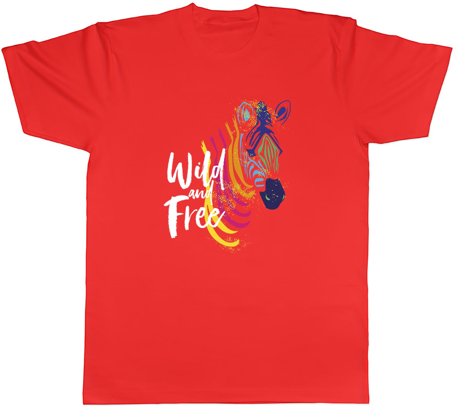 Wild And Free Zebra Unisexs Unisex TShirt Tee S