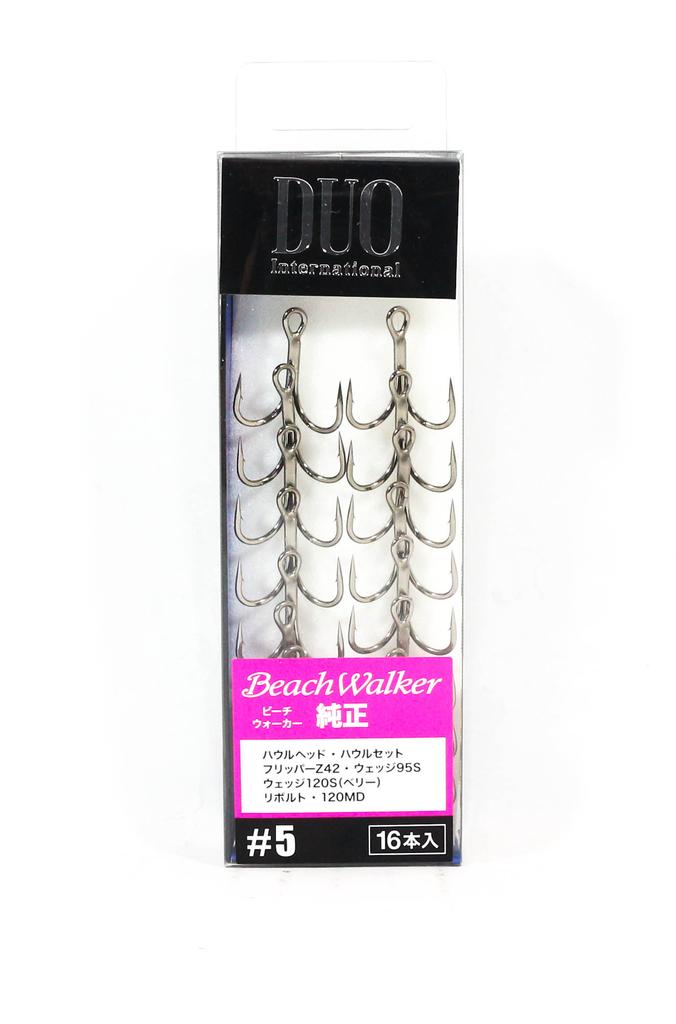 DUO Treble Hook SW Heavy Duty Size 5 , 16/pack (6377)