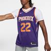 Nike NBA Swingman Phoenix Suns Deandre Ayton #22 Basketball Jersey Men Tops Purple 864503-573