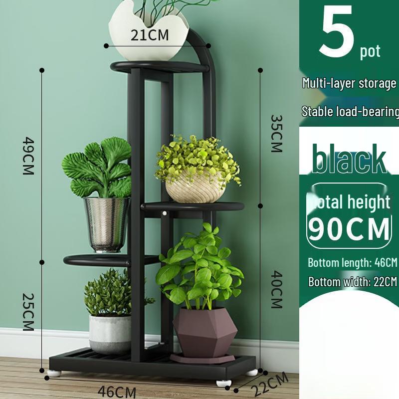 Yuzhuxun HC Iron Art Floor-Standing Flower Stand