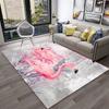 Flamingo Flower Tropical Leaves Pattern Carpet Floor Mat Non-slip Floor Mat Rug for Home Living Room Bedroom Sofa Doormat Decor