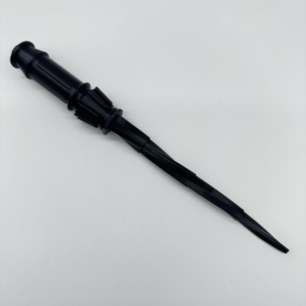 3D Printed Simulation Gravity Sword For Kids Retractable Toy Knife Plastic 3D Pringting Spiral Sword Cosplay Fidget Toy For Boys