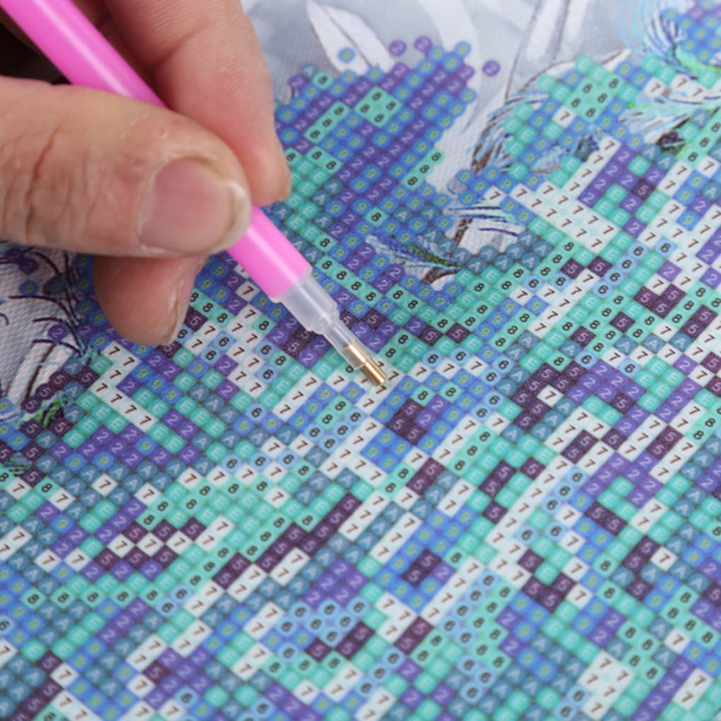 Snow White Owl DIY 5D Rhinestones Diamond Painting