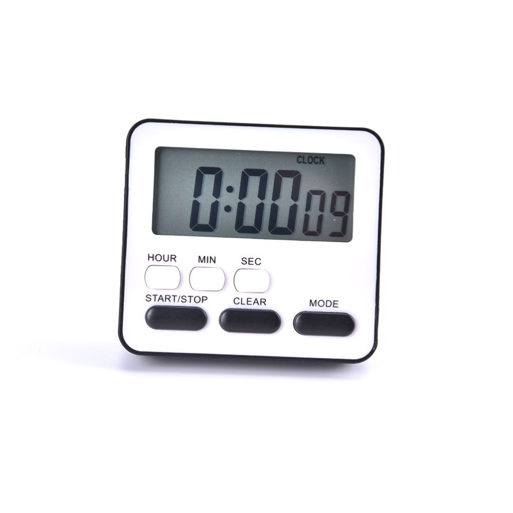 Multifunctional LCD Digital Display Cooking Countdown Kitchen Accessory Kitchen Timer Stopwatch With Flashing Light Alarm Clock3