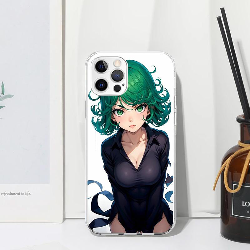 One P-Punch-Man Tatsumaki Phone Case For Iphone 17 Air 16 15 Plus 16E 14 Pro Max 13 Mini 12 11 7 8 SE Fundas Soft Back Cover 17