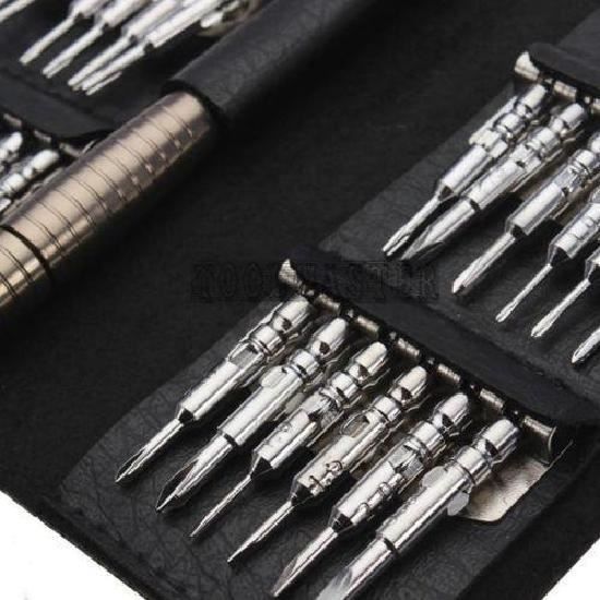Tournevis de Précision Mini, Kit de Tournevis 25 pièces Outils de Réparation pour Portable, Laptop, Montre, Jouets, Lunettes, Bijoux