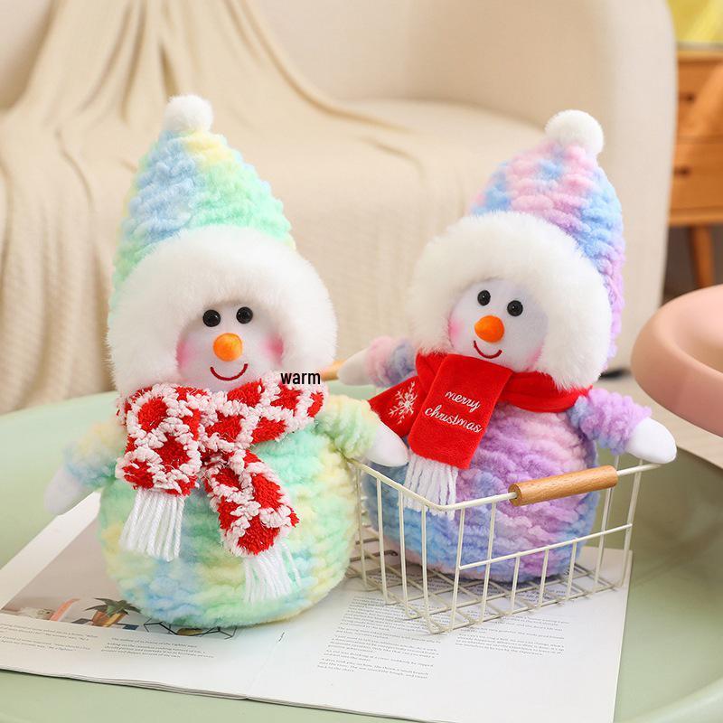 Christmas Snowman Plush Doll Ornament
