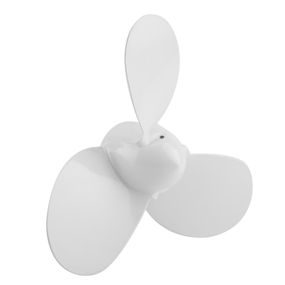 7 1/4 5‑A 3 Aluminum Propeller Aluminum 3 Blades Propeller for Hangkai 3.5HP Boat Outboard Motor