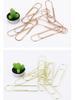 Trombone Super Grand 100mm Très Grands Trombonnes Énorme Clip pour Livre Or Rose Bronze Argent Papeterie Marque-page Shool Stationary