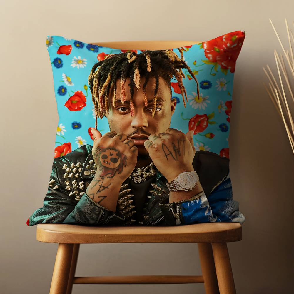 Rapper J-Juice W-Wrld Cool Throw Pillow Case For 45*45cm,55*55cm,30*30cm For Home Bedroom Decoration And Protector