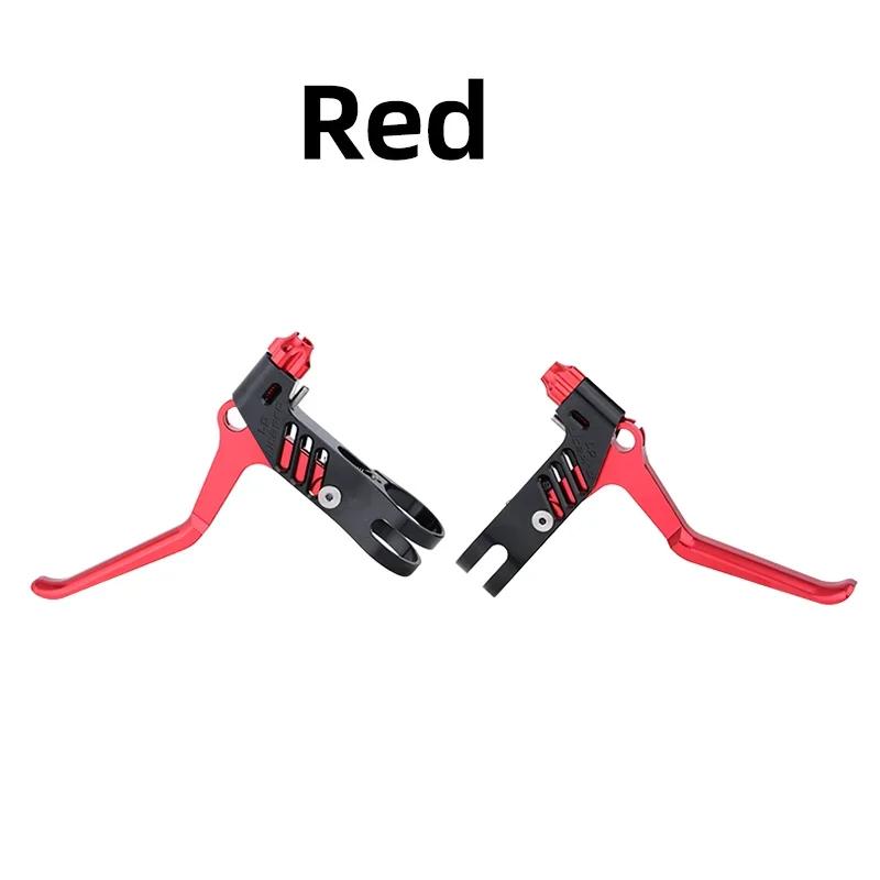 Litepro Ultralight CNC Foldable Bicycle V-Brake Lever Hollow Aluminum Alloy 22.2mm Road Bicycle Brake Lever Cycling Accessories красный