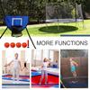 Trampolin Basketballkorb Verstellbar Outdoor Weicher Basketball Rebounder Rahmen Trampolin Befestigung Für Kinder Spielplatz Familie