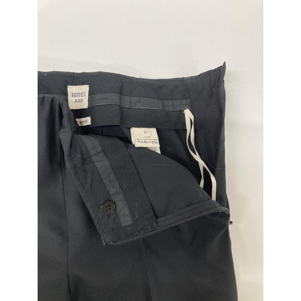Hermes 16 Stainless Steel Black 1-Pack Slacks Bottoms 34 blackUsed