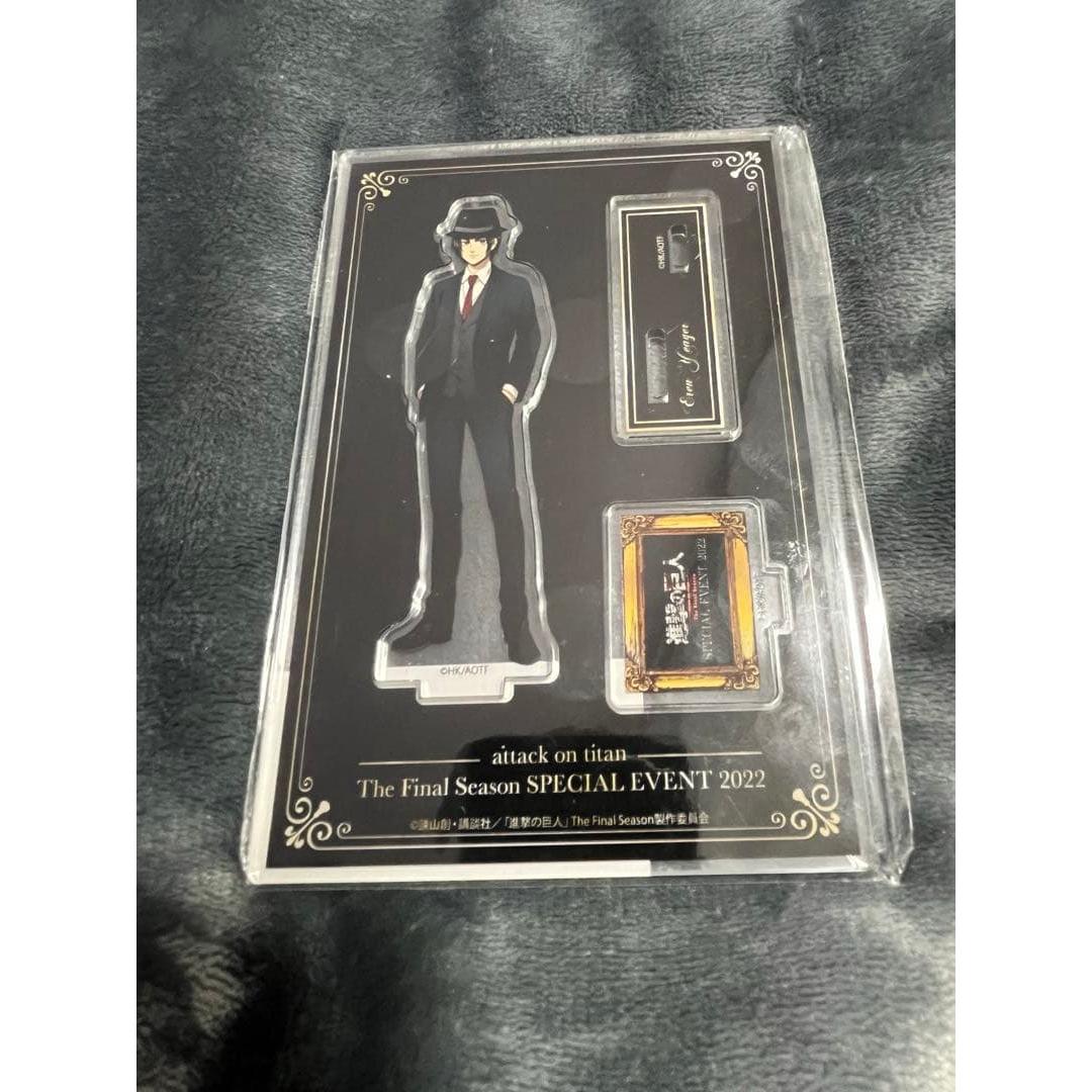 Used New Attack on Titan Eren Special Event 2022 Acrylic Stand