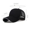 Men Summer Mesh Outdoor Baseball Cap Women Breathable Sports Sunscreen Cap Sun Visor Hats Fishing Hat Peak Cap