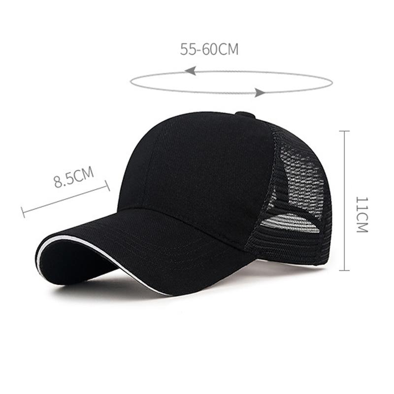 Men Summer Mesh Outdoor Baseball Cap Women Breathable Sports Sunscreen Cap Sun Visor Hats Fishing Hat Peak Cap