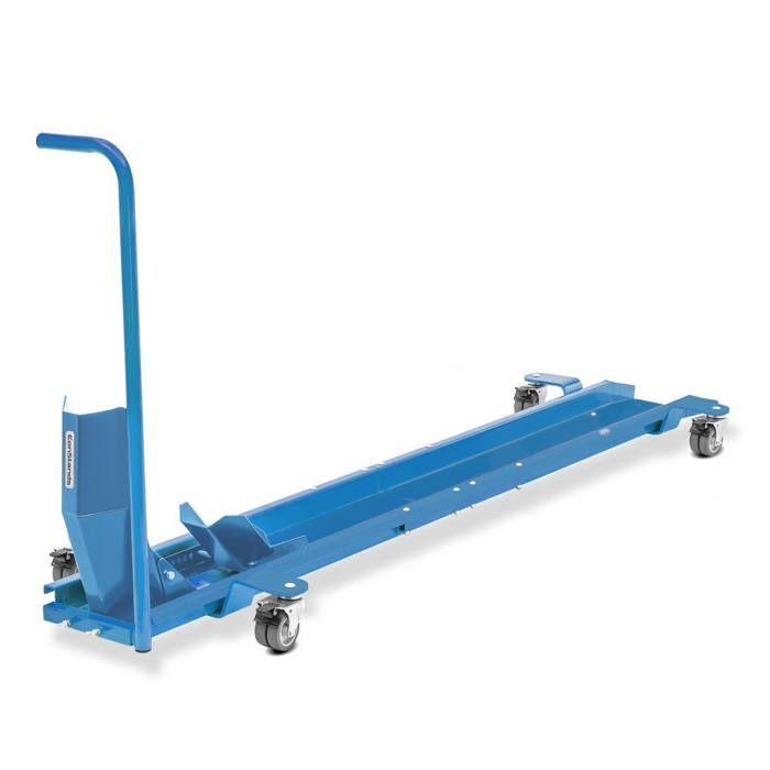 Motorrad-Rollbrett - ConStands Smart Mover - Tragfähigkeit 450 kg - Farbe Blau - Polyamid-Rollen