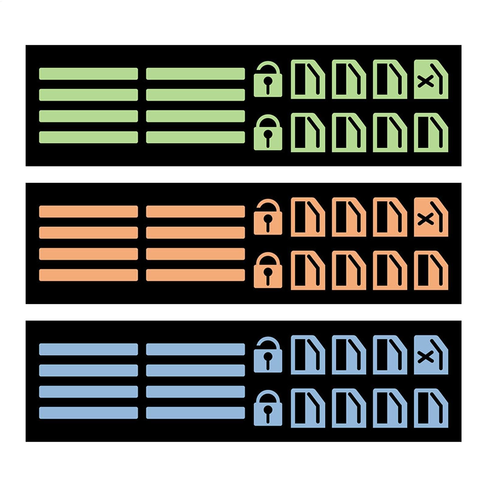 

Car Stickers, 3 Colors, Multi-functional Button Stickers, Car Luminescent Stickers, Wall Stickers, Glow in Please refer to the description