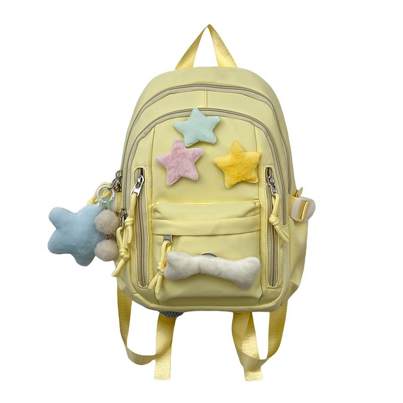 

Japanese-style Instagram Schoolbag, A Girl s Forest-themed, Fresh and Sweet, Cute Girl s Shopping Backpack, A Small Backpack for Children s Outings with pendant