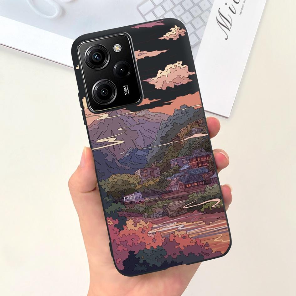 For Xiaomi Poco X5 Pro 5G Case Shockproof Silicone Fashion Pattern Soft Slim Back Cover For Xiaomi Poco X5 X 5 PocoX5 X5Pro Capa