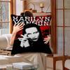 M-Marilyn M-Manson Singer Personalized Picture Text Home Decorative Pillows Household Gifts 45X45Cm