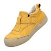 Damen Frühling 2026 Brot Schuhe: Weiße Schuhe mit dicker Sohle für Hosen mit weitem Bein, Lässiger Stil