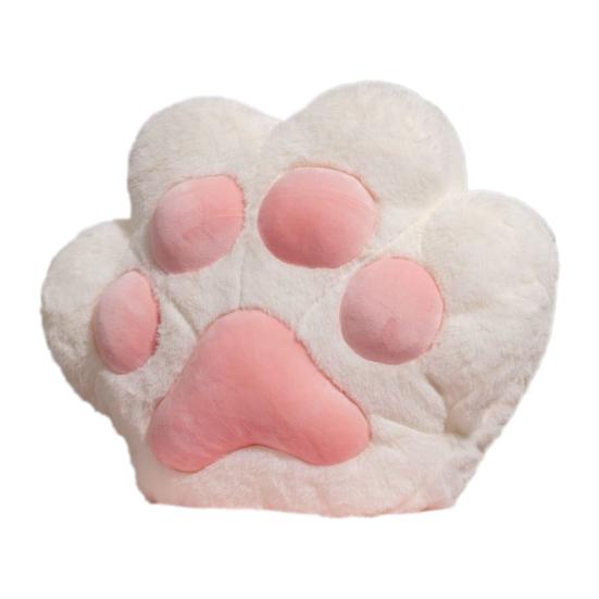 Poduszka Łapka Kota z Kieszeniami na Ręce Pluszowa Poduszka w Kształcie Łapy Miękka Poduszka Dekoracyjna do Domu Sypialni Salonu Sofa Kanapa