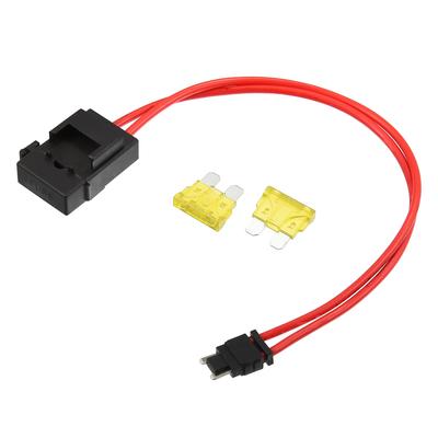 Nízprofilový Mini Adaptér na poistku Súprava poistiek Tap 20A 32V Štýl Poistka do auta/lode s 2 ks