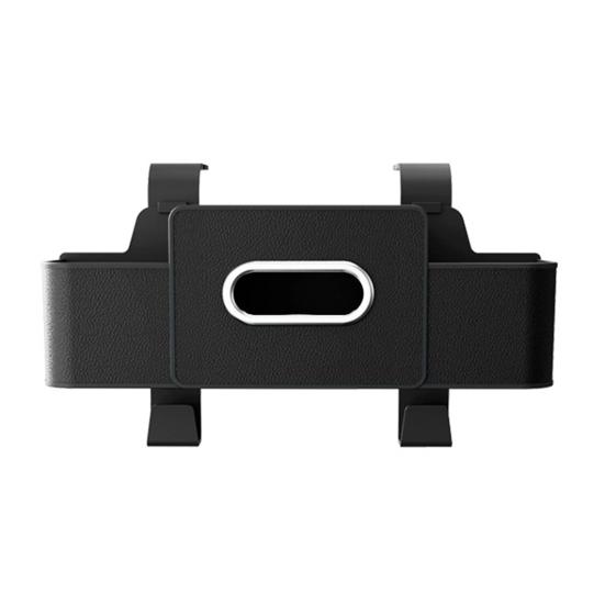 

Car Storage Box Organizer with Tissue Dispenser Dual Cup Holders Phone Pocket Water-resistant Back Seat Storage Box for SUV Sedan Travel Daily Use