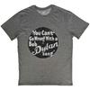Bob Dylan Herren You Cant Go Wrong Kurzarm-T-Shirt, Grau, Klein