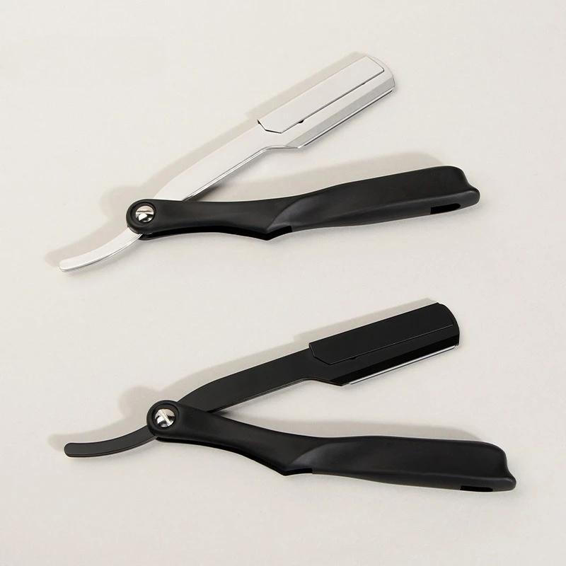 Professional Barber Razor Classic Manual Shaver Straight Edge Stainless Steel Shaver Barber Folding Shaving Shave Without Blades