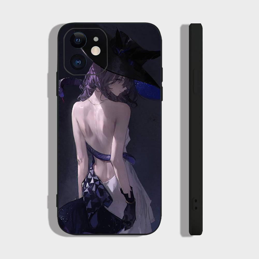 Jade Honkai Star Rail Anime Phone Case For IPhone 17 Air 16 15 14 13 Pro Max 11 12 Black Silicone Cover