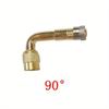 3pcs/set Car Tyre Valves Inflation Extension Tube 45/90/135 Degree Adapter Universal Motorcycle Bike Tyre Valve Connector Accessories
