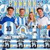 Pacchetto Festa Stella del Calcio Messi: Piatti, Tazze, Bandierine, Decorazioni per Torta