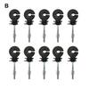 10 Stück Isoliernägel, tragbar, mit Gewindebohrer, sonnenbeständig, feste Leitung, ABS, hohe Festigkeit, Zaunisolatoren, Weide