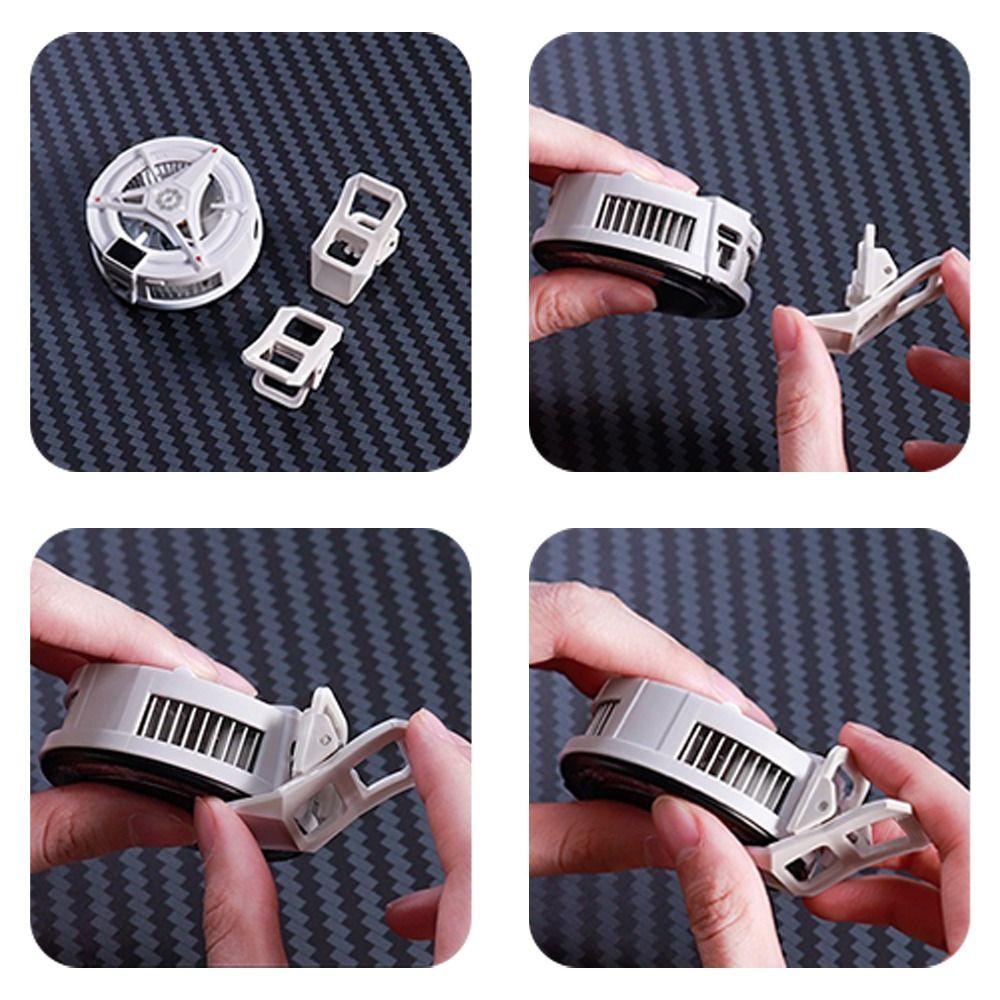 Rechargeable Mobile Phone Cooler With Back Clip Cooling Fan Magnetic Phone Radiator  Streaming