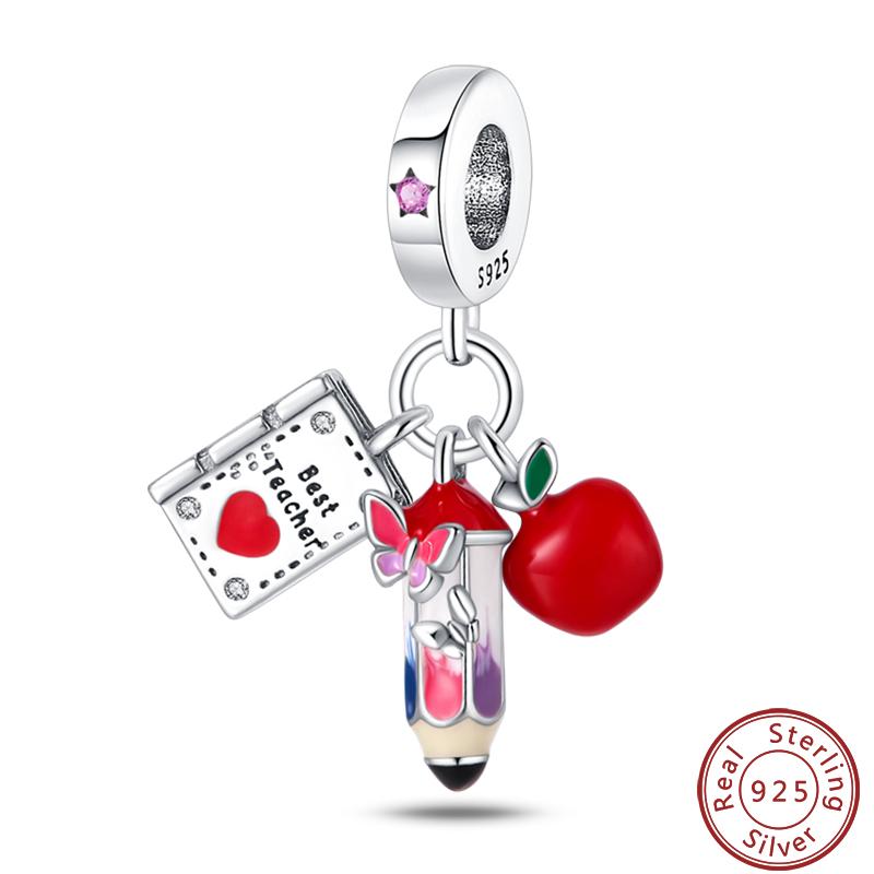 Professional Series Copper Doctor Teacher Painter Musician Charms Beads 3Mm Diy Fine Jewelry Making