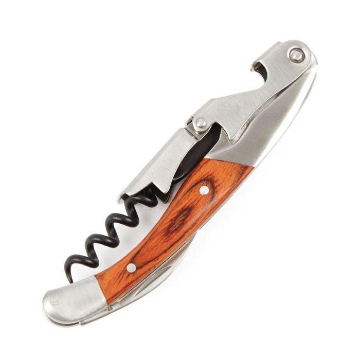 Limonadier - rococo - double levier - inox - bois verni - 15x25 mm