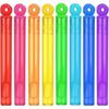 32-Piece 8 Colors Mini Bubble Wands Assortment Party Favors Toys for Kids Child, Christmas Celebration,Thanksgiving New Year, Themed Birthday,Wedding,