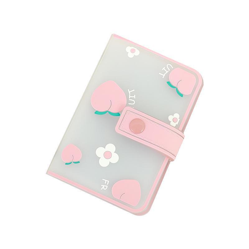 Mini fotoalbum 20 kapes 3 palce PVC držák na fotokarty ženy ID pořadač na kreditní karty stolní doplňky organizér