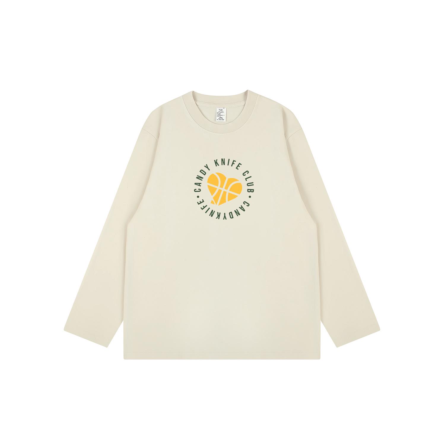 

Трендовая американская парная кофта с длинным рукавом и принтом букв и сердец на осень/зиму 2024 XL хаки