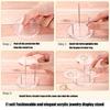 Contemporary Acrylic Jewelry Display Tower Multi Layer Jewelry Organizers For Necklaces Bracelets And More